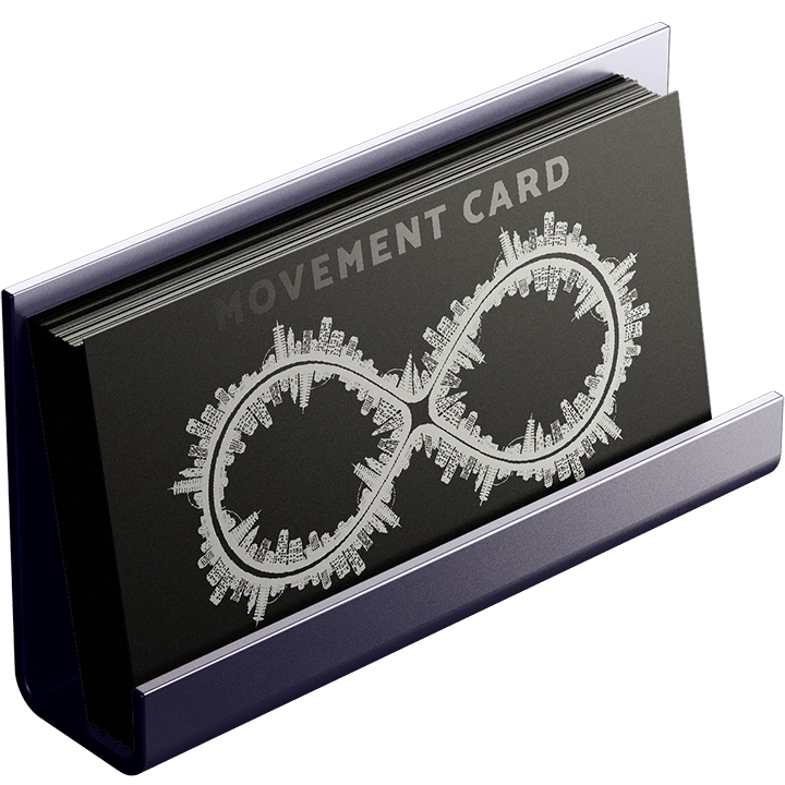 The Movement Card front & back